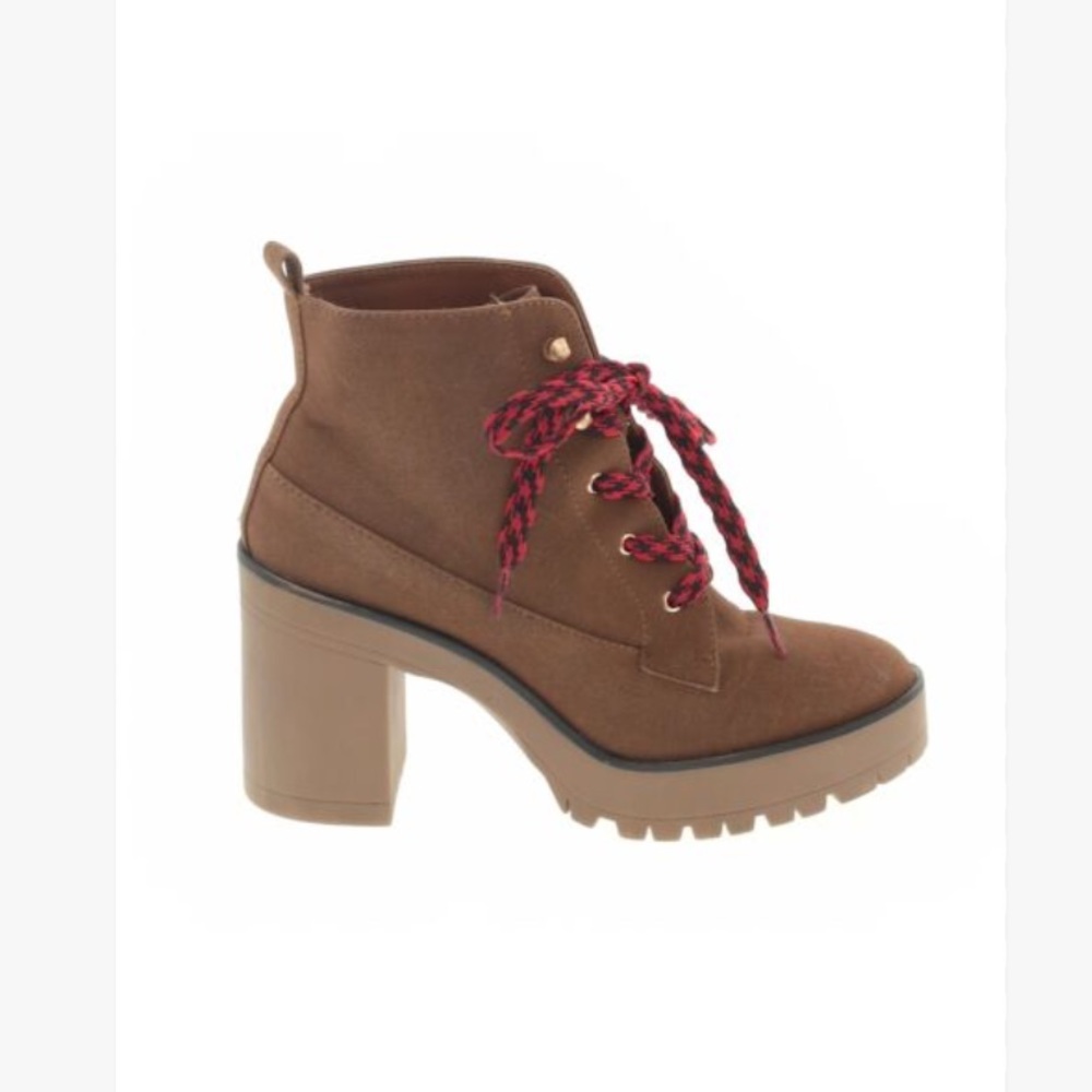 Brown Platform Booties - image 7